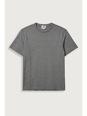 Isabel Marant Women's Zewel Striped Linen Short Sleeve in Black/White (view 2)