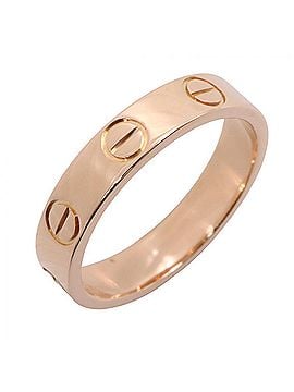 Cartier Cartier Mini Love Ring, 18K Pink Gold (PG), Women's Tone, B4085247 (view 1)