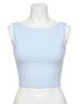 Susana Monaco Solid Blue Scoop Back Top in Poolside Size XS - photo 1