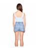 Susana Monaco Solid Blue Scoop Back Top in Poolside Size XS - photo 4