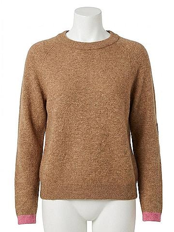 Label + Thread Darling Cozy Crew Top in Ginger (view 1)
