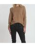 Label + Thread Solid Brown Darling Cozy Crew Top in Ginger Size XS - photo 2