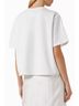 Jonathan Simkhai Solid White Amaru Embellished Tee in White Size XS - photo 3