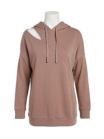 Bobi Split Seam Hoodie in Java (view 1)