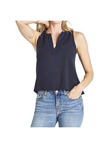 Splendid Lara Tank Top in Navy (view 2)