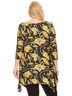 White Mark Black Plus Size Alegra Tunic Top in Black/Gold Size 3X - photo 3