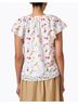 Ecru White Loren Flutter Sleeve Top in Bloom Size S - photo 3