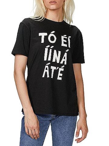 6397 Water Is Life Boy Tee in Black (view 2)