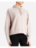 Danskin Brown Textured Pullover Sweatshirt in Atmosphere Size XL - photo 4