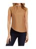 Drew Solid Brown Gemma Top in Camel Size M - photo 3