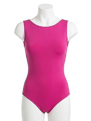 Capezio Women's Meryl Boatneck Leotard in Mulberry (view 1)