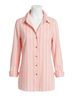 MULTIPLES Stripes White Wire Collar Stripe Blouse in White/Coral Size L - photo 1