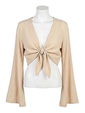 Rusty Wren Top in Taupe (view 1)