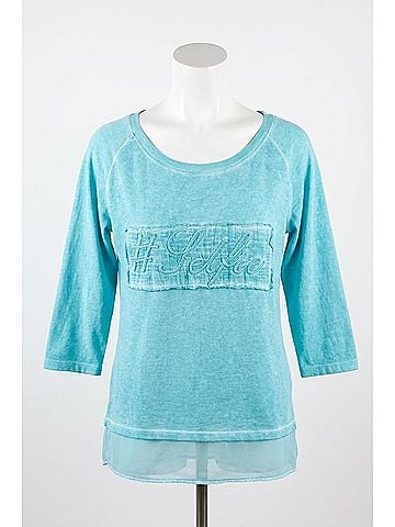 Angel #Selfie Top in Turquoise (view 1)