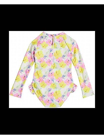 Snapper Rock Kid's Aloha Vacay Surf Suit in Green (view 2)
