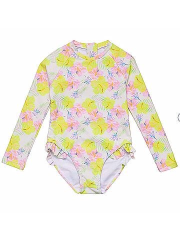 Snapper Rock Kid's Aloha Vacay Surf Suit 36 Mo in Green (view 1)