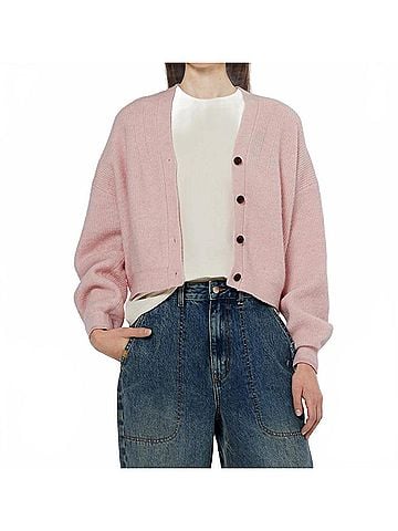 Scotch & Soda Melange Cardigan in Pink (view 2)