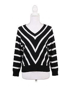 GiGi Moda Chevron Batwing Sweater in Black (view 1)