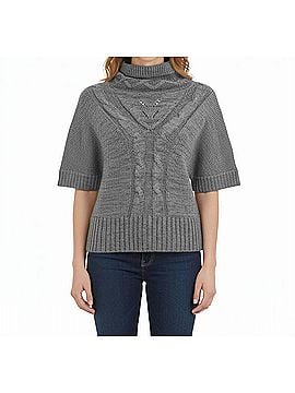 Ya Los Angeles Dolman Turtleneck Sweater in Grey (view 2)