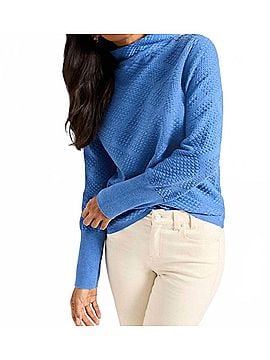 Nic + Zoe Textured Diamonds Sweater in Mineral (view 2)