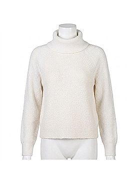 525 America Mckenzie Mixed Media Removeable Collar Sweater in Sea Salt (view 1)
