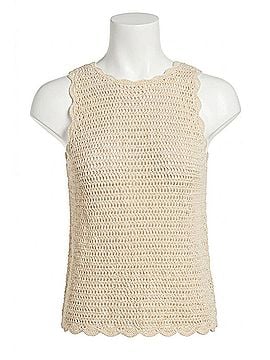 Melissa Nepton Mirali Knit Sweater Top in Cream (view 1)