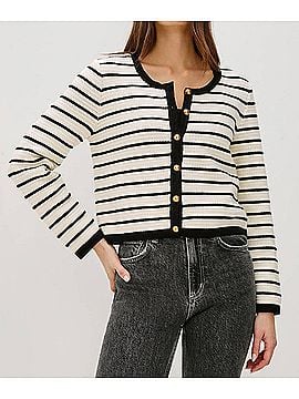 Rails Catania Cardigan in White (view 2)