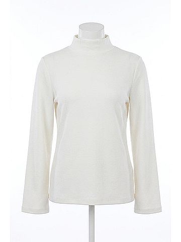 Tribal Long Sleeve Funnelneck Sweater in Cream (view 1)