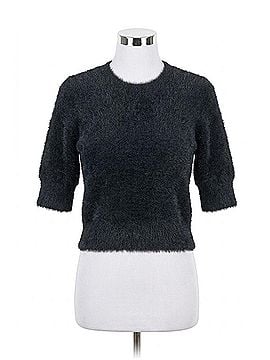 Trina Turk Maliah Fuzzy Sweater in Black (view 1)