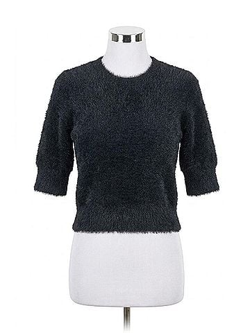 Trina Turk Maliah Fuzzy Sweater in Black (view 1)