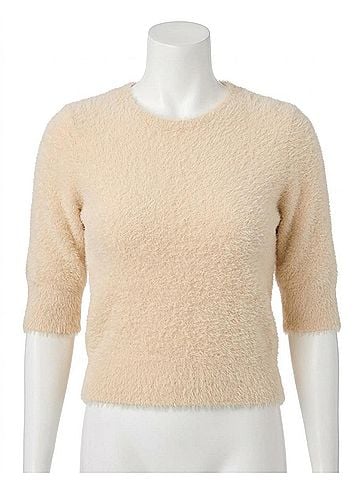 Trina Turk Maliah Fuzzy Sweater in Poplar (view 1)