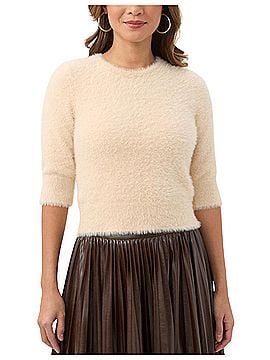 Trina Turk Maliah Fuzzy Sweater in Poplar (view 2)
