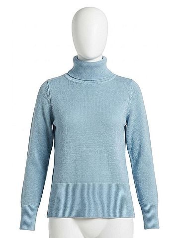 Gretchen Scott Designs Carolina Sorbet Turtleneck Sweater in Pale Peri (view 1)