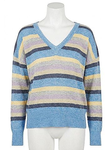 Sundays Mae Sweater in Multi Stripe Sweater (view 1)