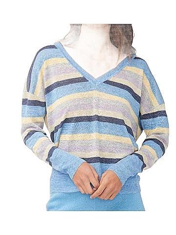 Sundays Mae Sweater in Multi Stripe Sweater (view 2)