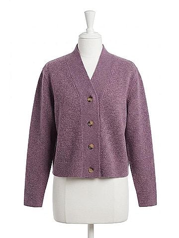 Rachel Comey Women's Vrod Cardigan in Prune Plum (view 1)