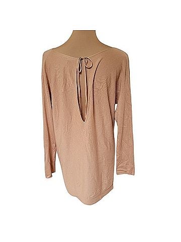Vince. Slit Back Tie Cashmere Pullover Sweater (view 2)