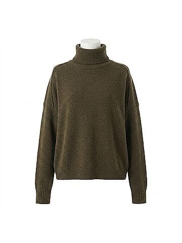 Closed Rolli Long Sleeve Sweater in Marsh Green (view 1)