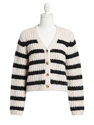 Gentle Fawn Melanie Sweater in Black/ White (view 1)