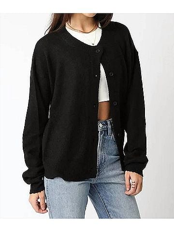 Olivaceous Gillian Sweater in Black (view 2)