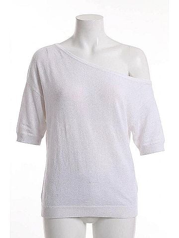 Minnie Rose Cotton Cashmere Short Sleeve Off-The-Shoulder Top in Roseate (view 1)