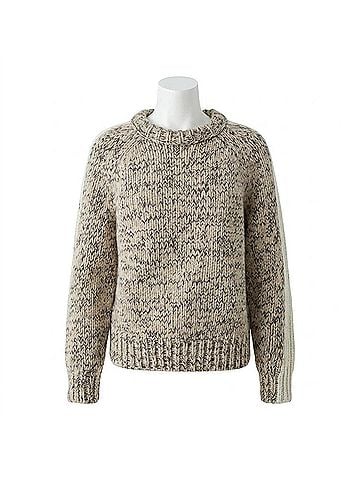 Closed Chunky Crew Neck Sweater in Nude (view 1)