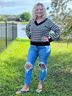 Pol Black Heavenly Houndstooth Sweater in Black Multi Size S - photo 2