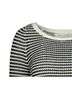 Bishop + Young Stripes Gray Women's Archer Pullover Sweater in Black Stripe Size XS - photo 5