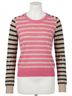 Label + Thread Stripes Pink Emma Glory Stripe Top in Pink Size S - photo 1
