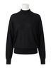IRO Solid Black Romea Sweater in Black Size M - photo 1