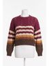 Another Love Stripes Red Ginger Stripe Sweater in Dusk Snowfall Size XL - photo 1