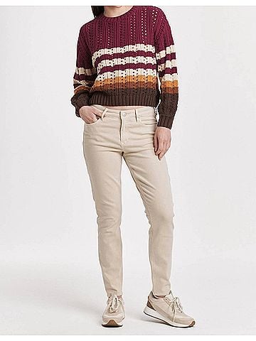 Another Love Ginger Stripe Sweater in Dusk Snowfall (view 2)