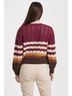 Another Love Stripes Red Ginger Stripe Sweater in Dusk Snowfall Size XL - photo 3