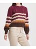 Another Love Stripes Red Ginger Stripe Sweater in Dusk Snowfall Size XL - photo 4